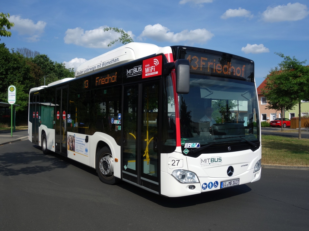 Гессен, Mercedes-Benz Citaro C2 NGT hybrid № 27