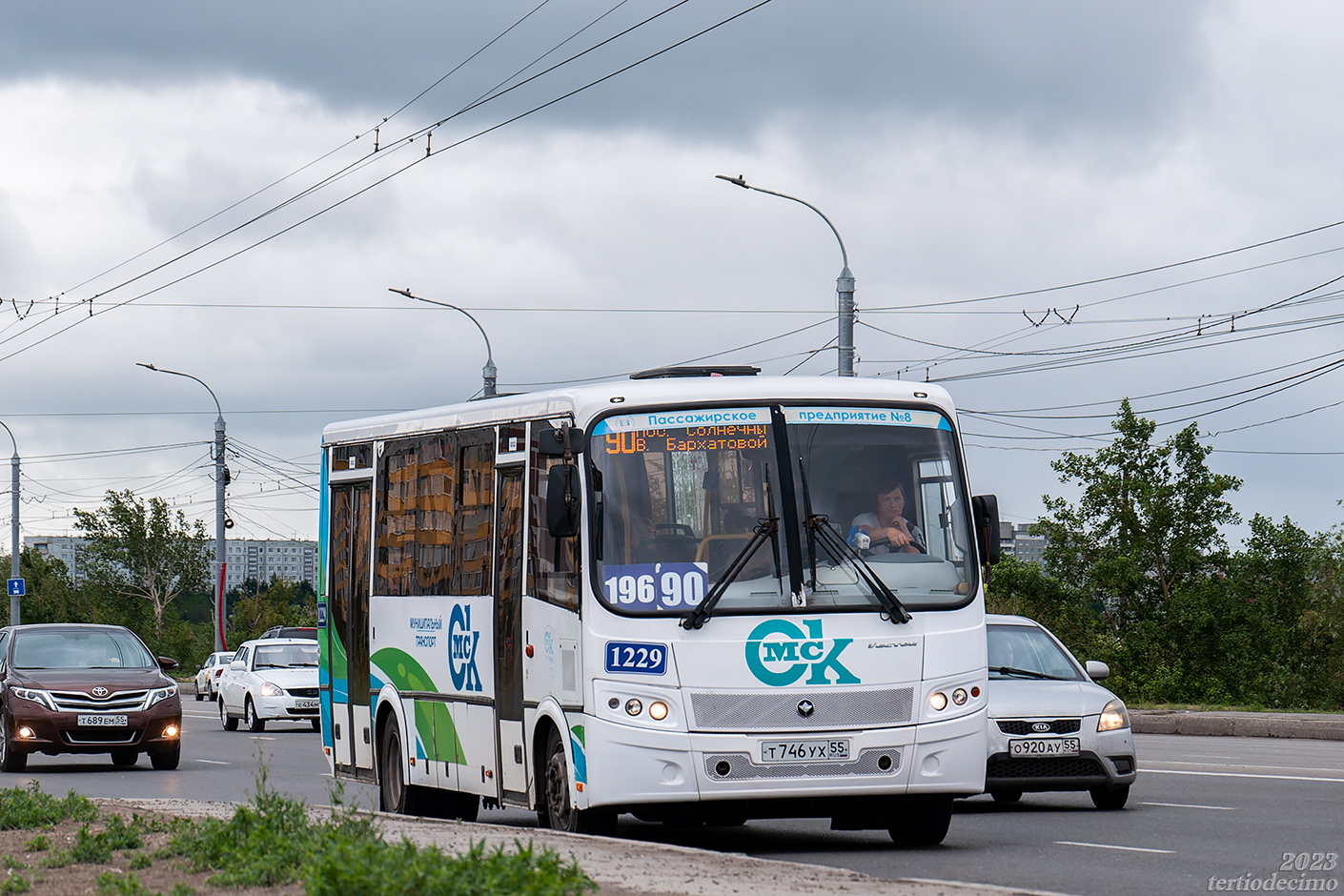 Омская область, ПАЗ-320414-04 "Вектор" (1-2) № 1229