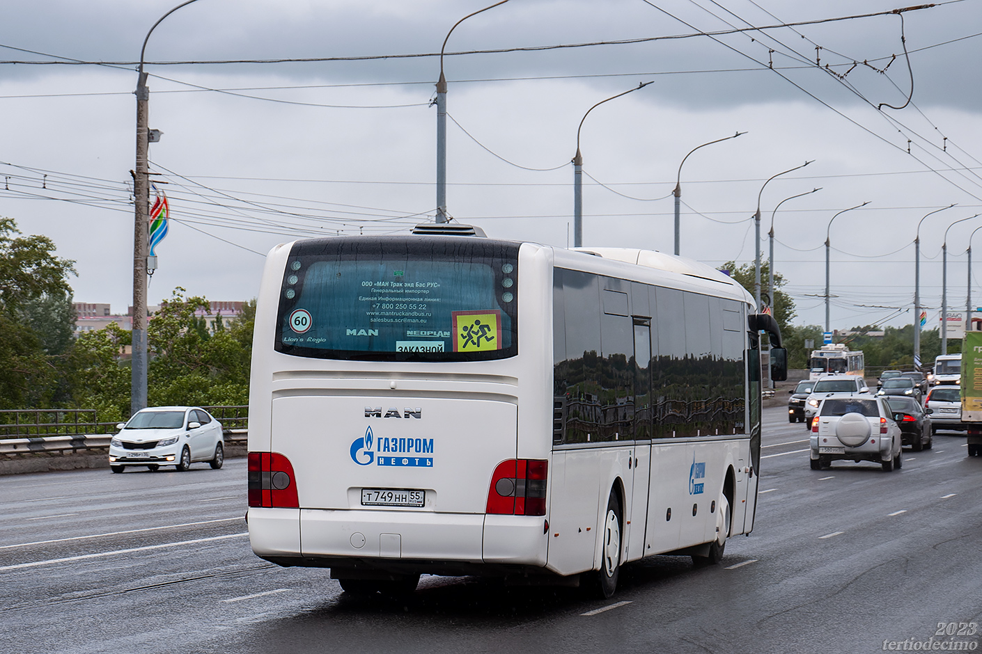 Омская область, MAN R14 Lion's Regio C ÜL354 C № Т 749 НН 55