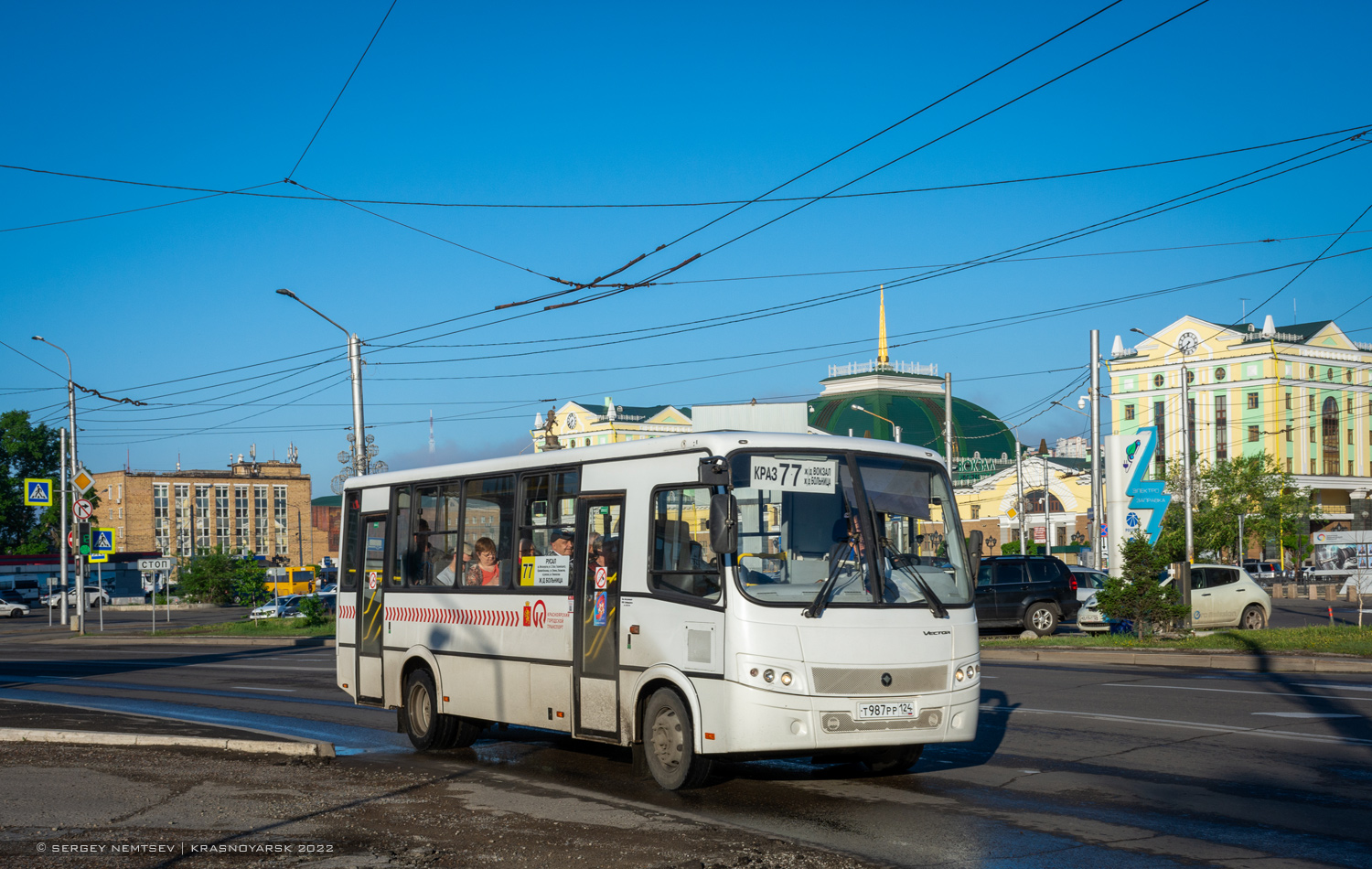 Красноярский край, ПАЗ-320412-04 "Вектор" № Т 987 РР 124