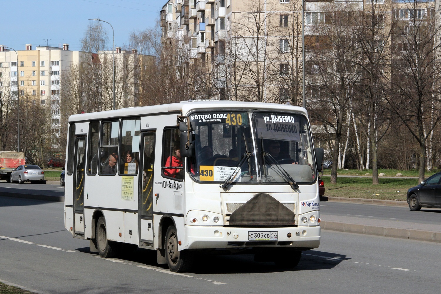 Leningradská oblast, PAZ-320402-05 č. О 305 СВ 47