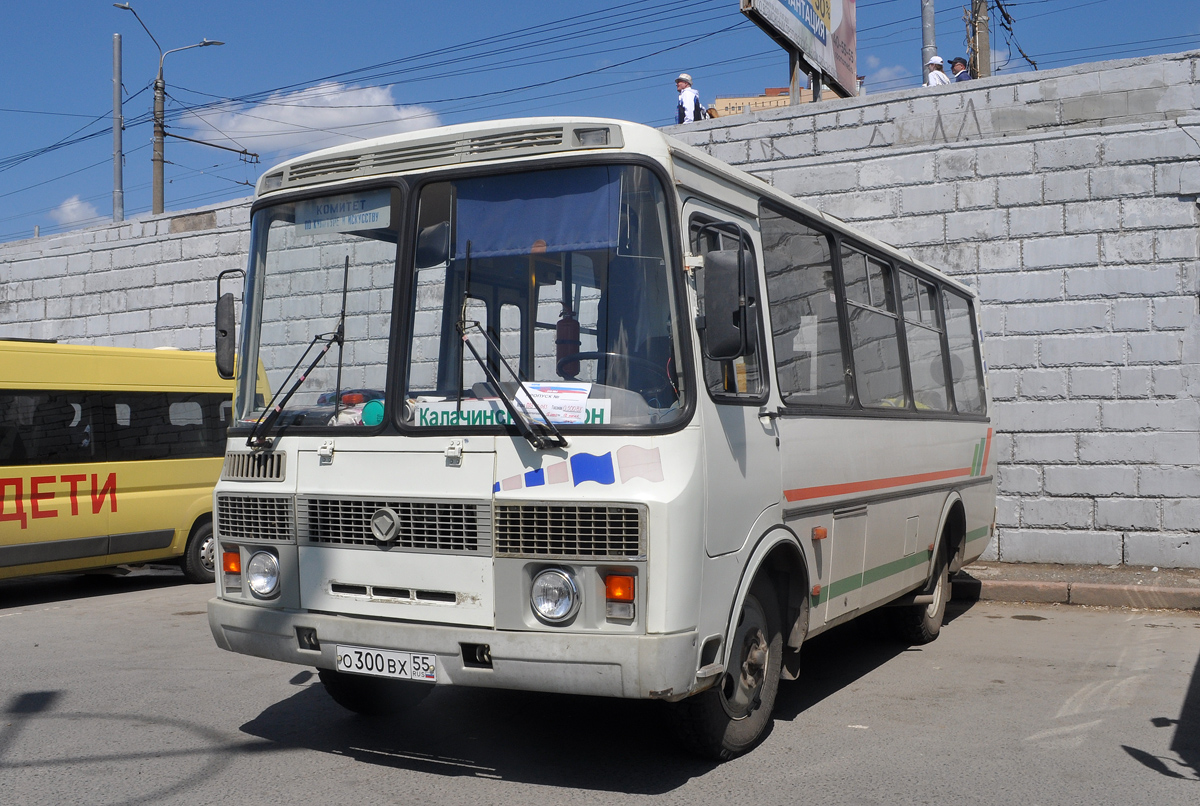 Омская область, ПАЗ-32053 № О 300 ВХ 55