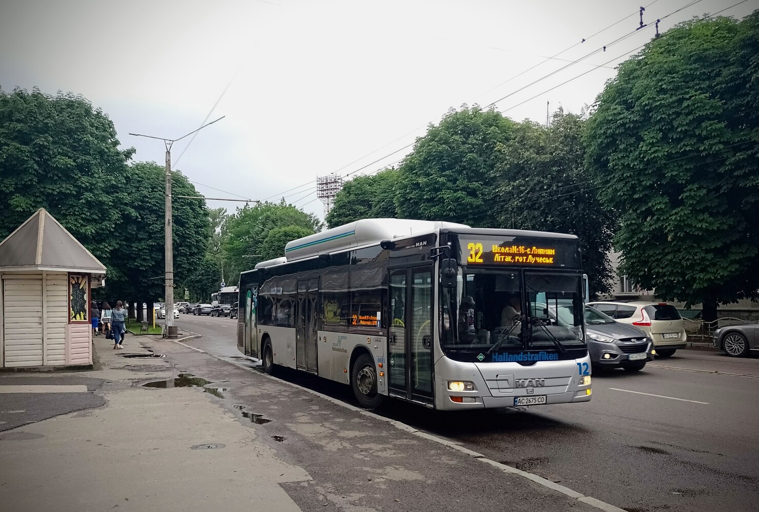 Волынская область, MAN A21 Lion's City NL313 CNG № 12