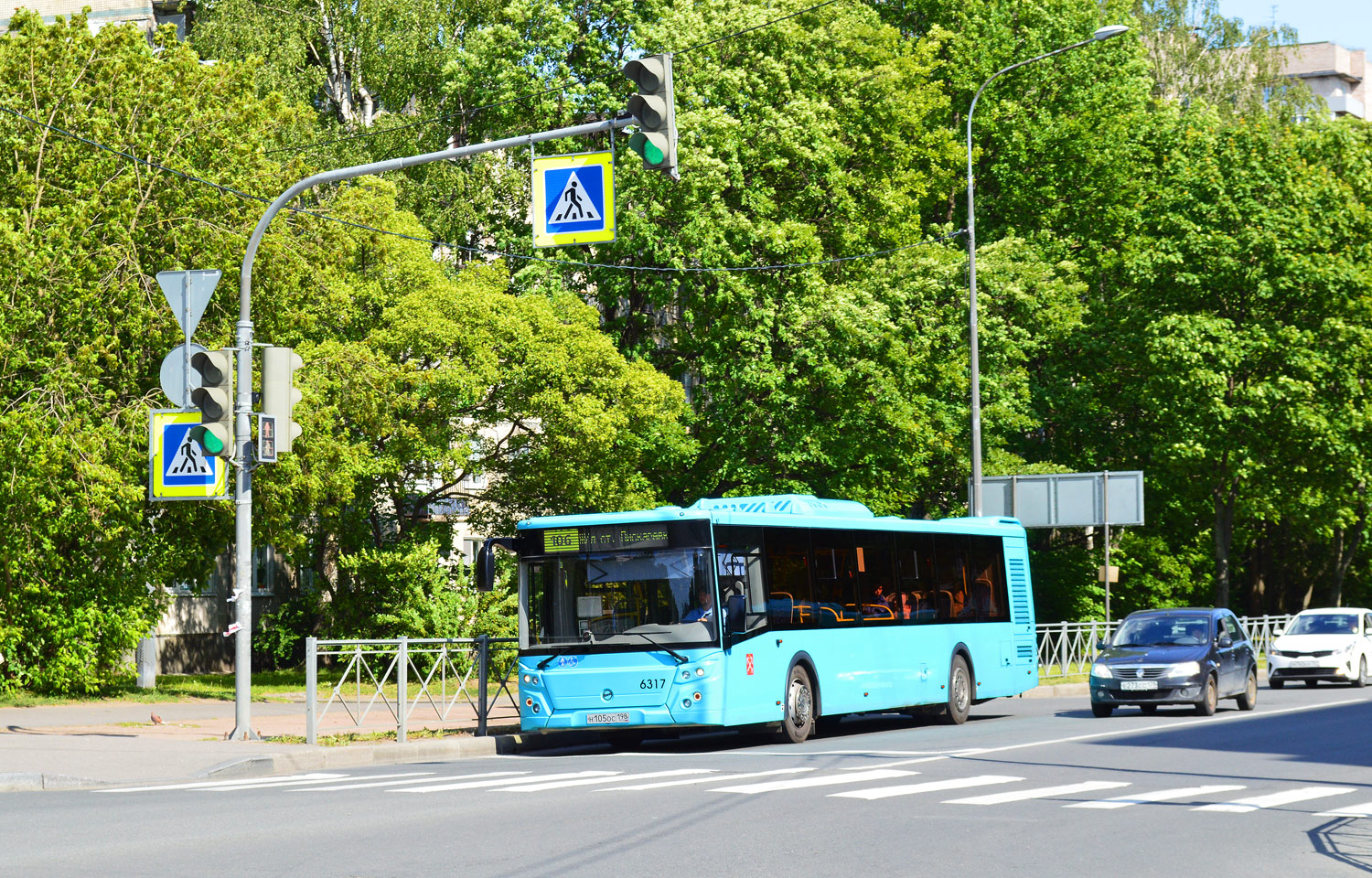 Санкт-Пецярбург, ЛиАЗ-5292.65 № 6317