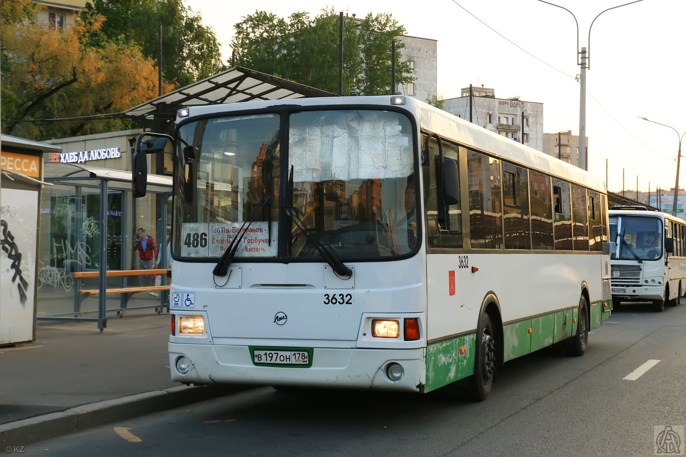 Szentpétervár, LiAZ-5293.60 sz.: 3632