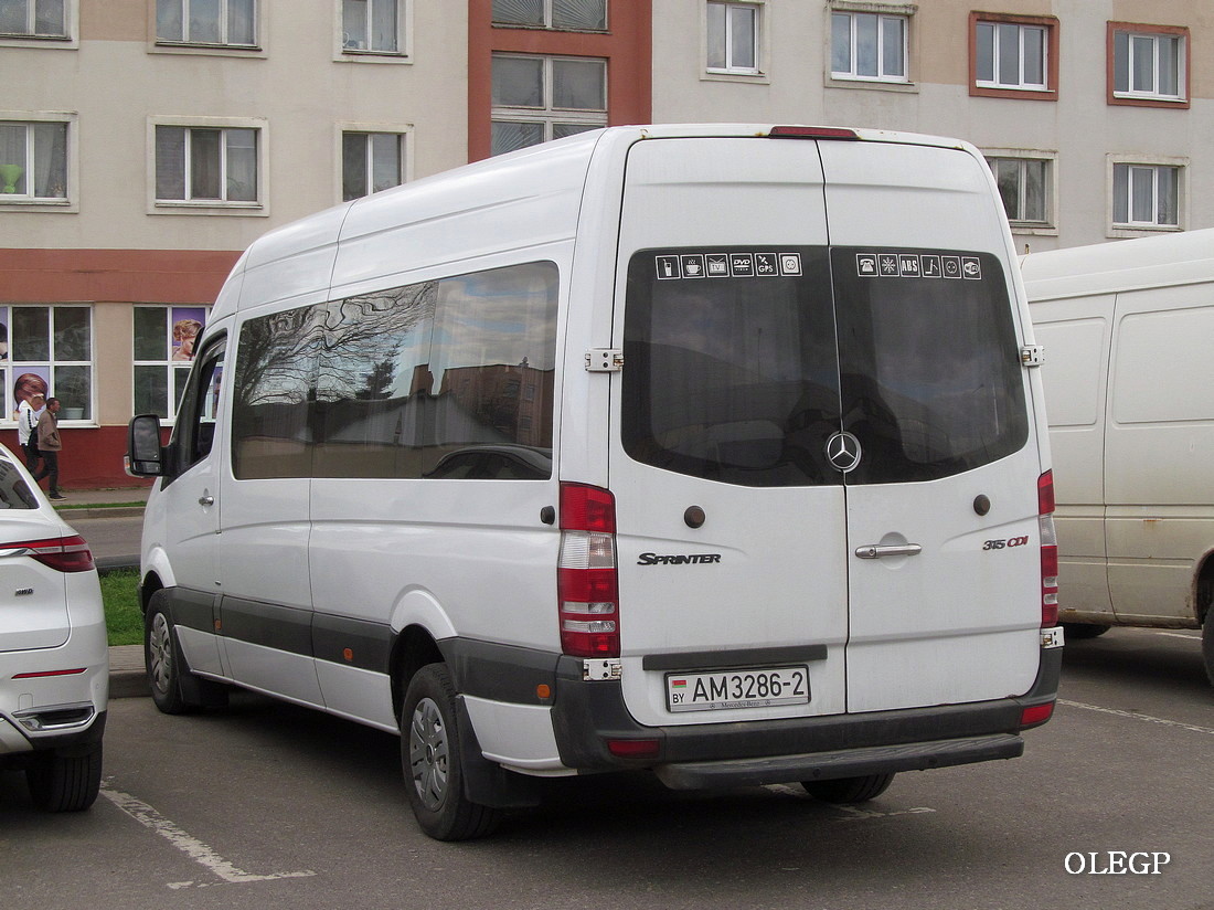 Vitebsk region, Mercedes-Benz Sprinter W906 315CDI # АМ 3286-2