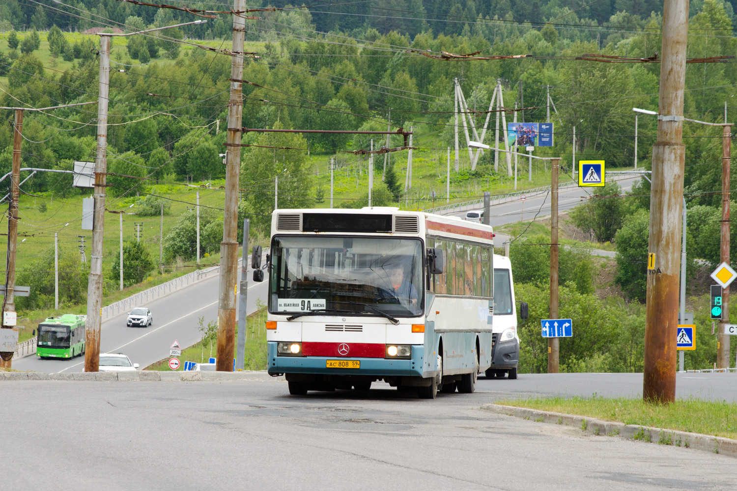 Perm region, Mercedes-Benz O407 Nr. АС 808 59