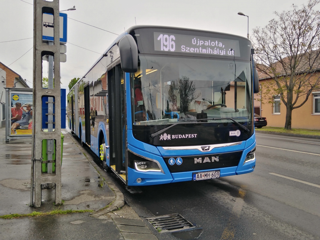 Венгрия, MAN 18C Lion's City 18 NG330 № AA MH-609 Венгрия, MAN 18C Lion's City 18 NG330 № AA MH-609