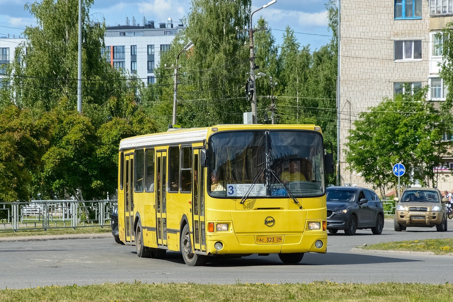 Архангельская область, ЛиАЗ-5256.35 № АС 323 29