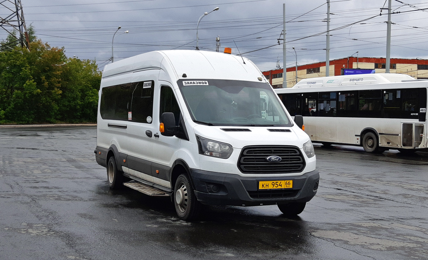 Свердловская область, Ford Transit FBD [RUS] (Z6F.ESG.) № КН 954 66