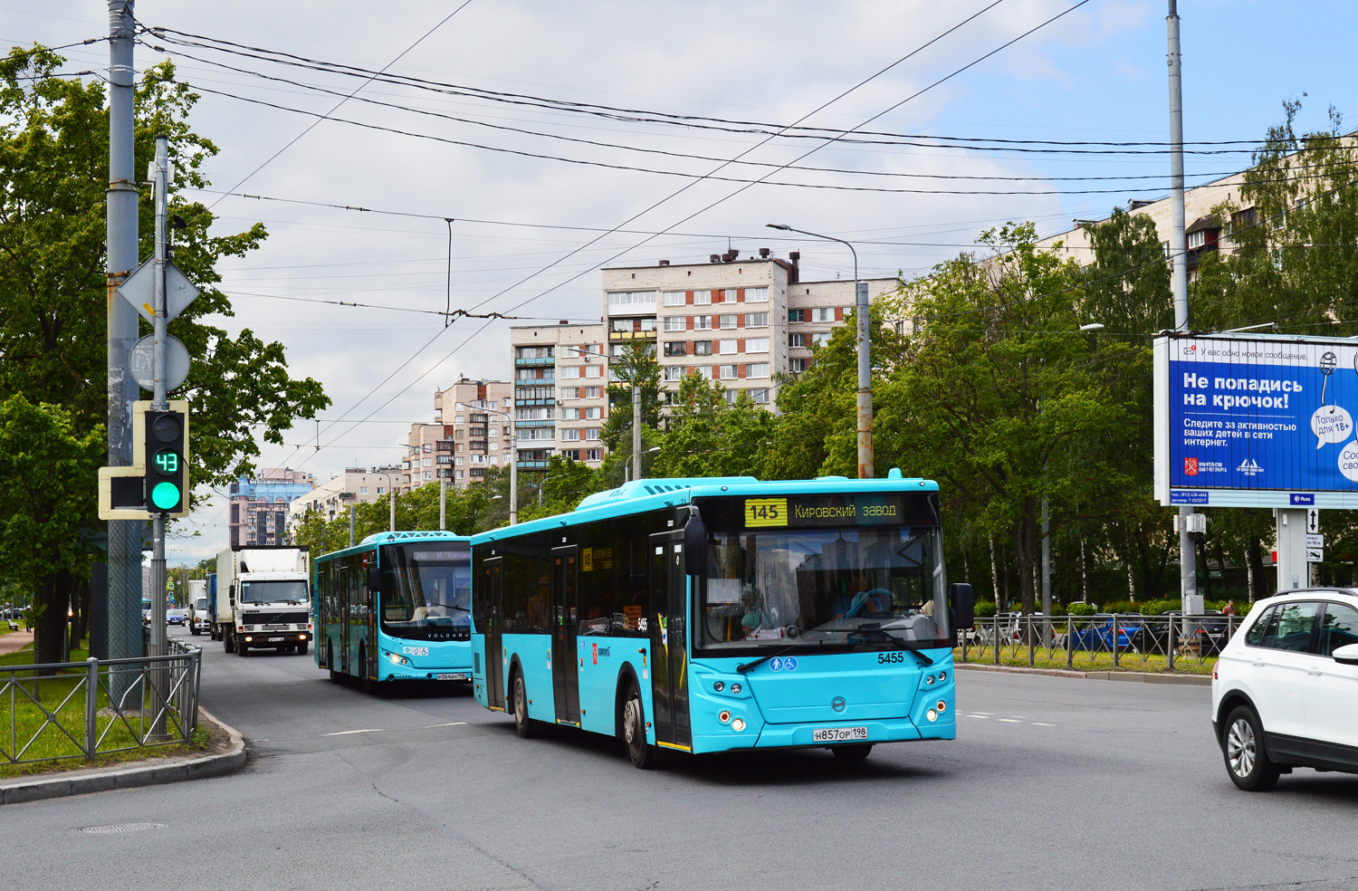 Санкт-Пецярбург, ЛиАЗ-5292.65 № 5455