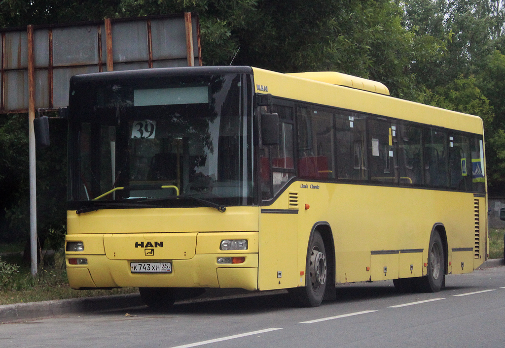 Вологодская область, MAN A74 Lion's Classic SL283 № К 743 ХН 35 Вологодская область, MAN A74 Lion's Classic SL283 № К 743 ХН 35