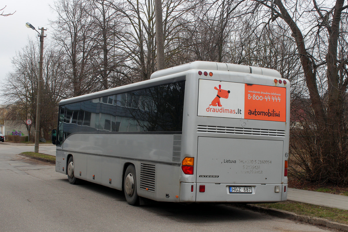 Литва, Mercedes-Benz O550 Integro № HGZ 687