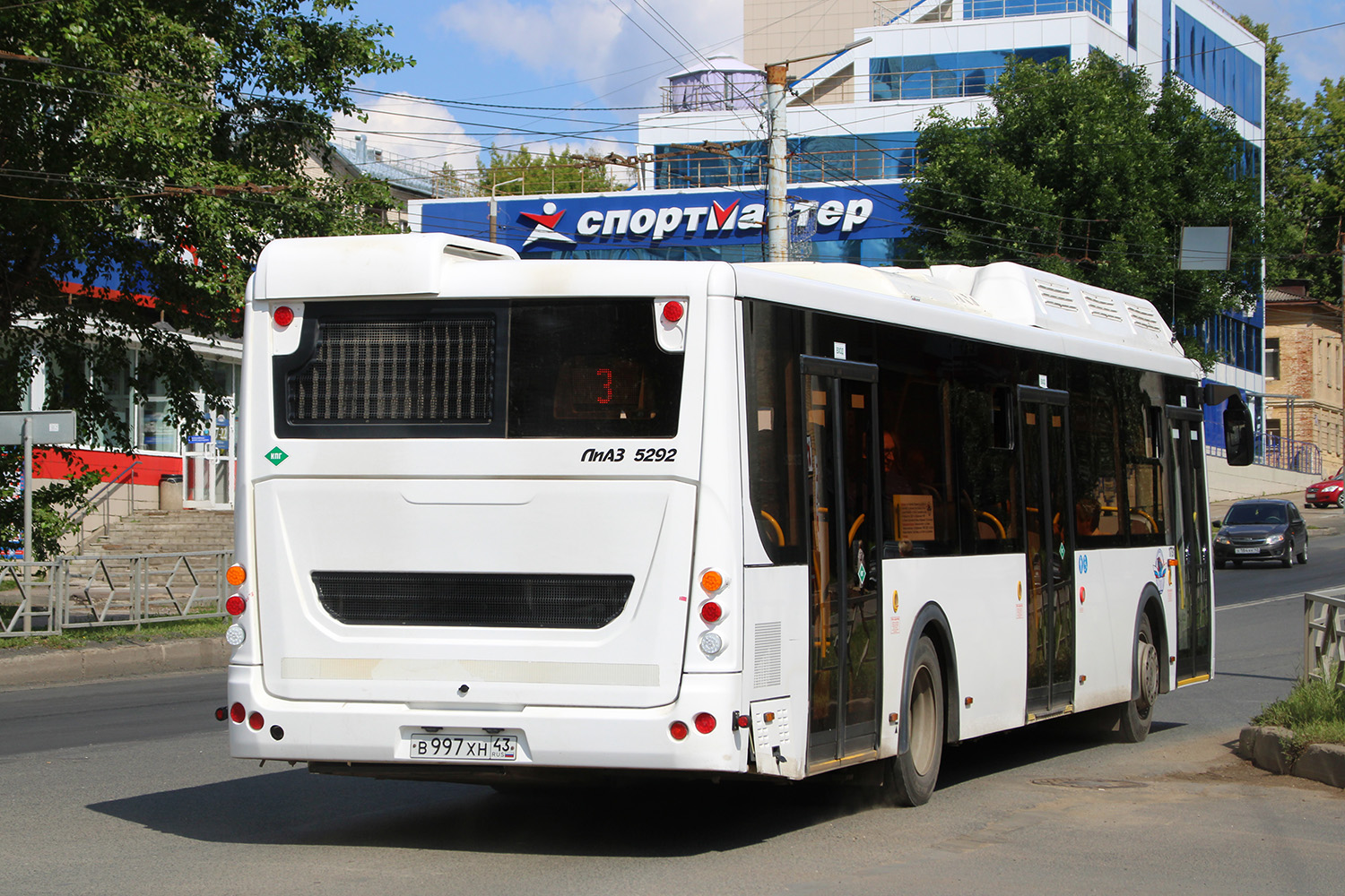 Кировская область, ЛиАЗ-5292.67 (CNG) № В 997 ХН 43