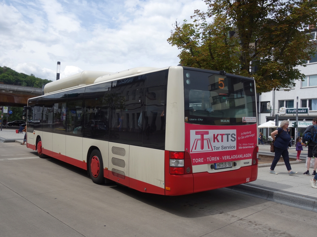 Гессен, MAN A21 Lion's City NL313 CNG № 98