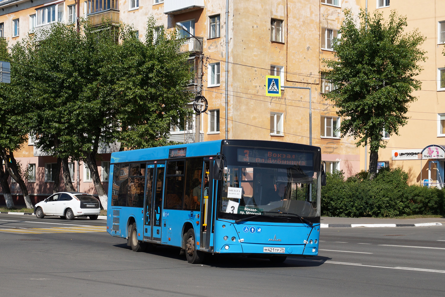 Архангельская область, МАЗ-206.086 № М 421 ТР 29