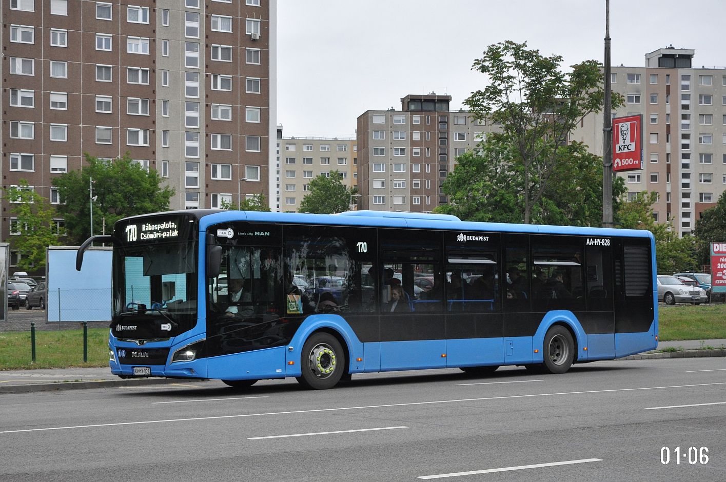 Венгрия, MAN 12C Lion's City 12 NL280 № AA HY-828