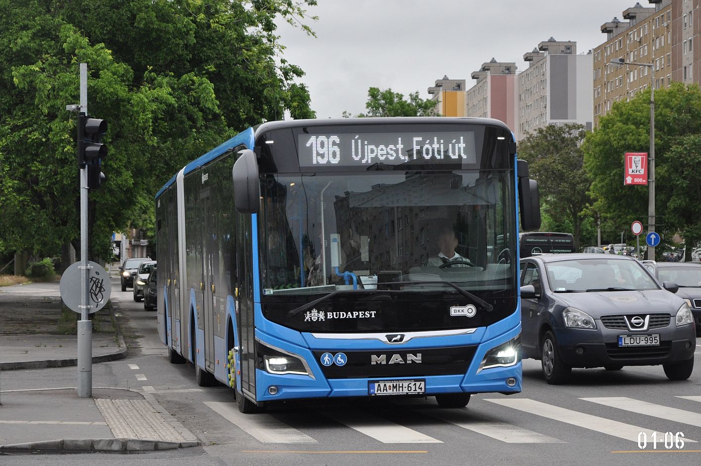 Венгрия, MAN 18C Lion's City 18 NG330 № AA MH-614