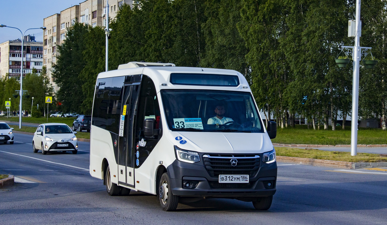 Ханты-Мансийский АО, ГАЗ-A68R52 City № В 312 УМ 186