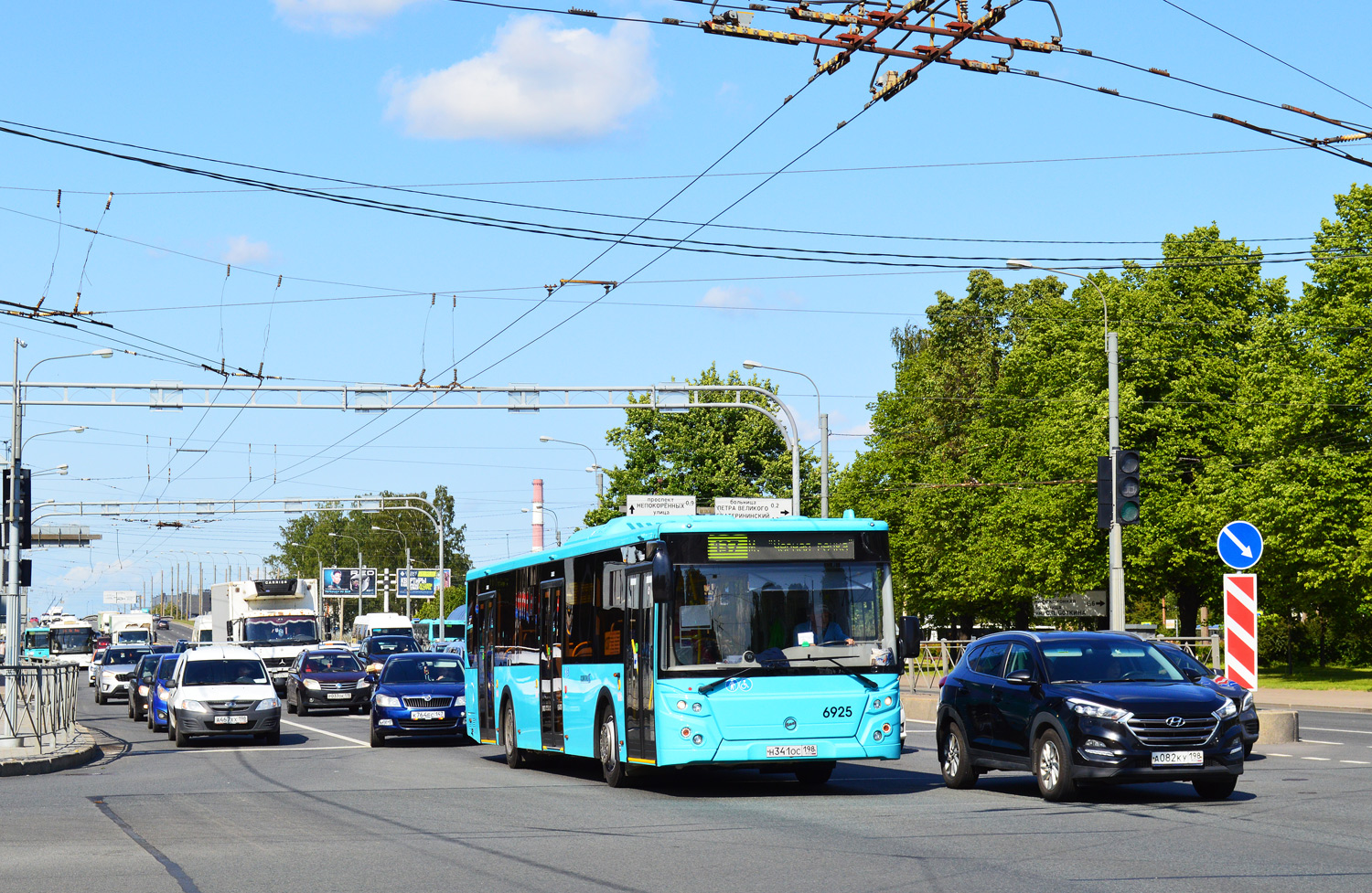 Санкт-Петербург, ЛиАЗ-5292.65 № 6925