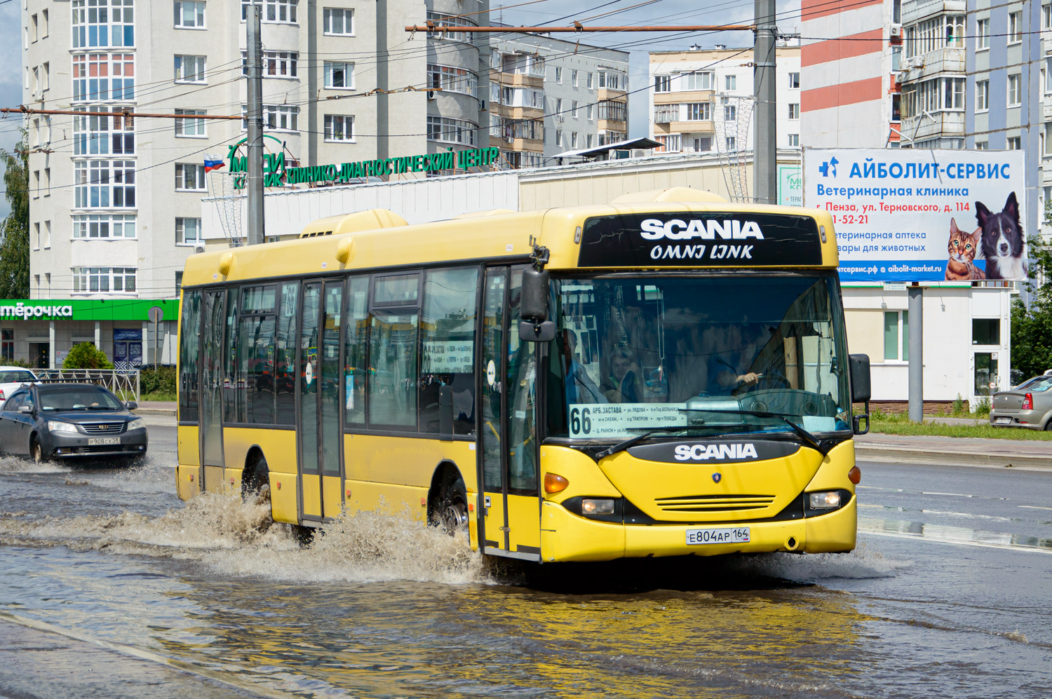 Пензенская область, Scania OmniLink I (Скания-Питер) № Е 804 АР 164