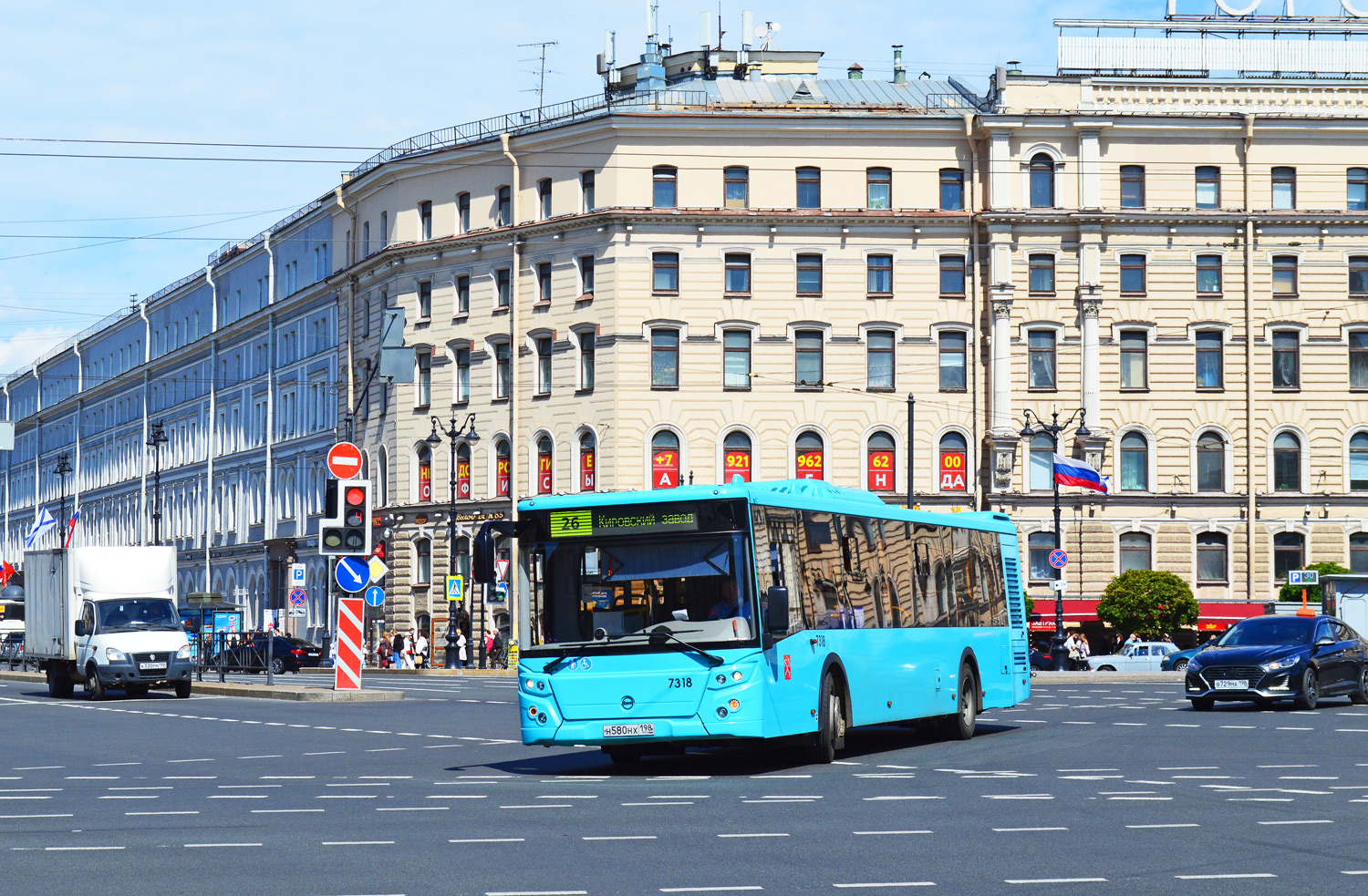 Санкт-Петербург, ЛиАЗ-5292.65 № 7318