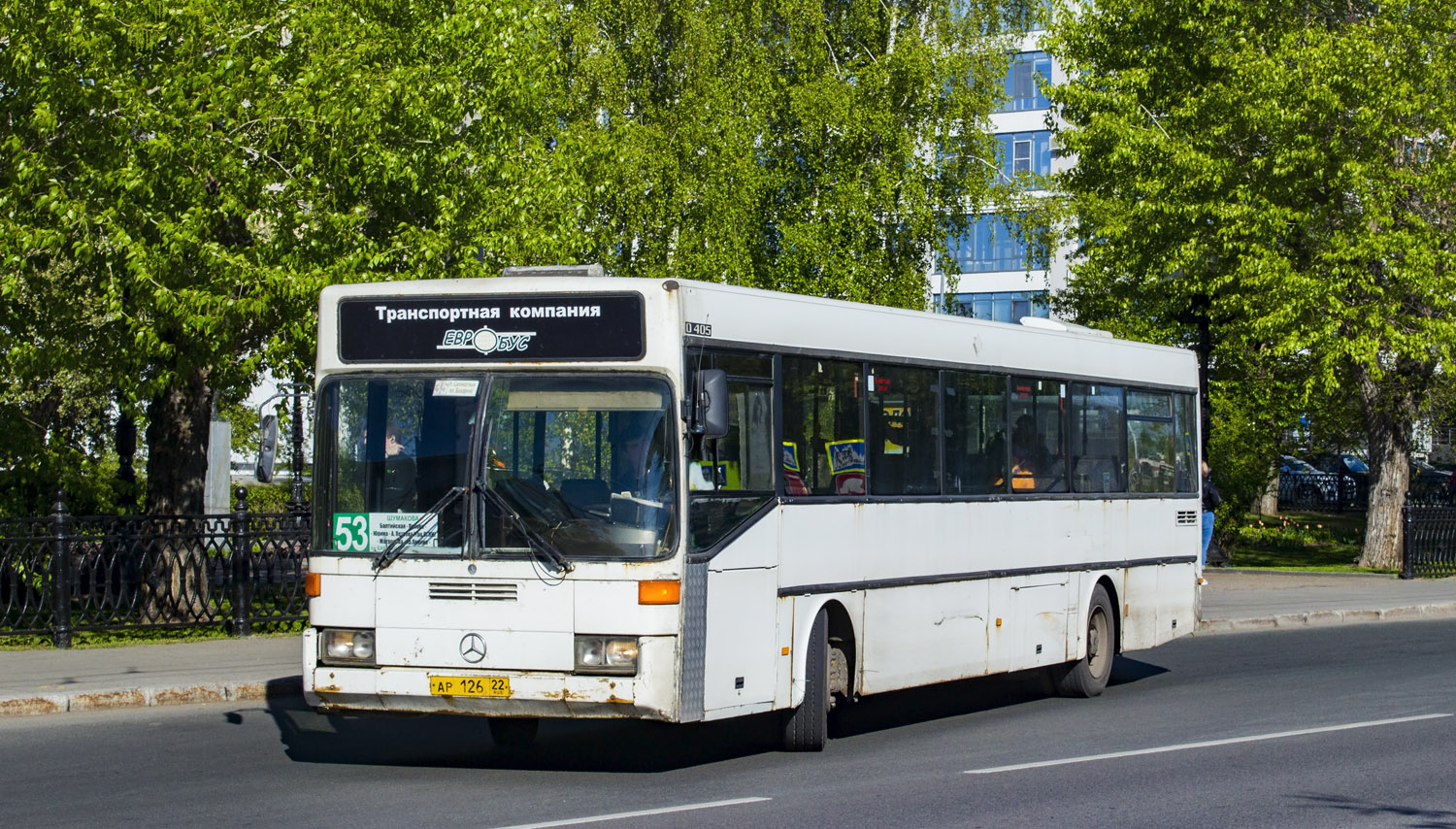 Алтайский край, Mercedes-Benz O405 № АР 126 22