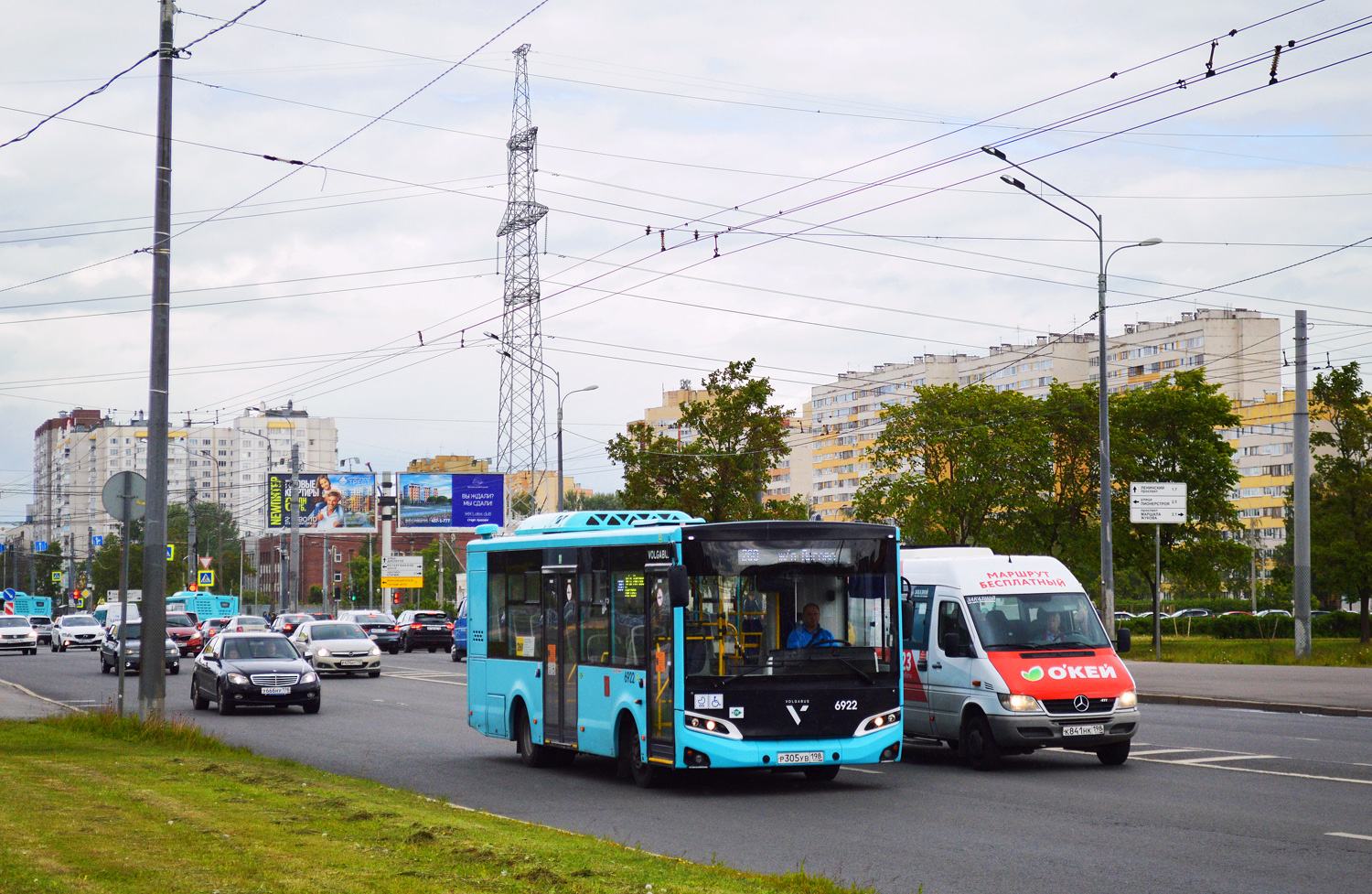 Sankt Peterburgas, Volgabus-4298.G4 (LNG) Nr. 6922