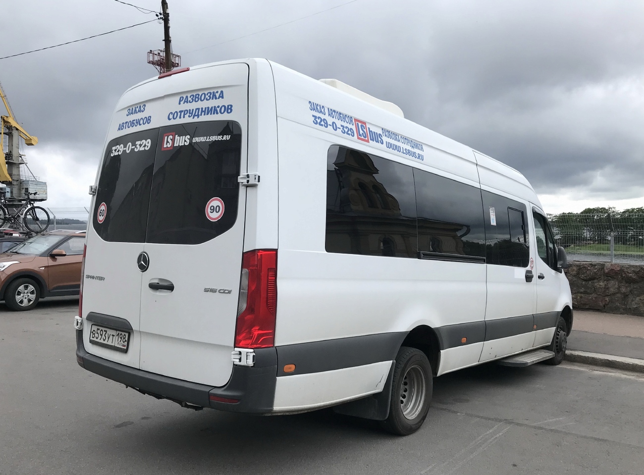 Sanktpēterburga, Luidor-223602 (MB Sprinter) № В 593 УТ 198