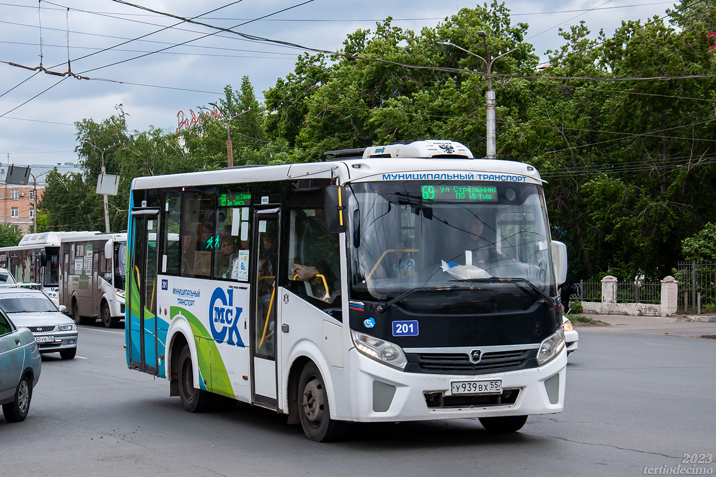 Omsk region, PAZ-320435-04 "Vector Next" № 201