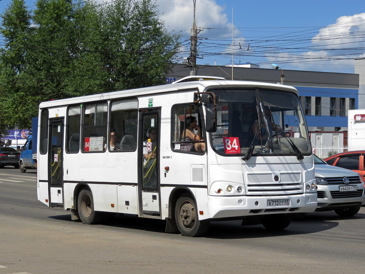 Кировская область, ПАЗ-320402-05 № В 712 СТ 43