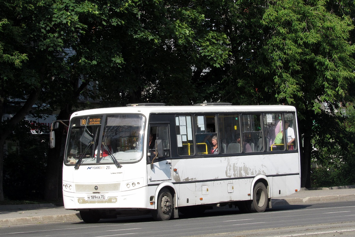 Вологодская область, ПАЗ-320412-05 "Вектор" № К 189 КА 35