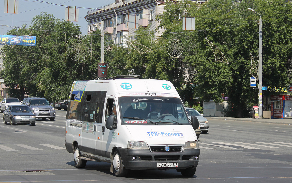 Челябинская область, FIAT Ducato 244 CSMMC-RLL, -RTL № Х 990 ХН 174