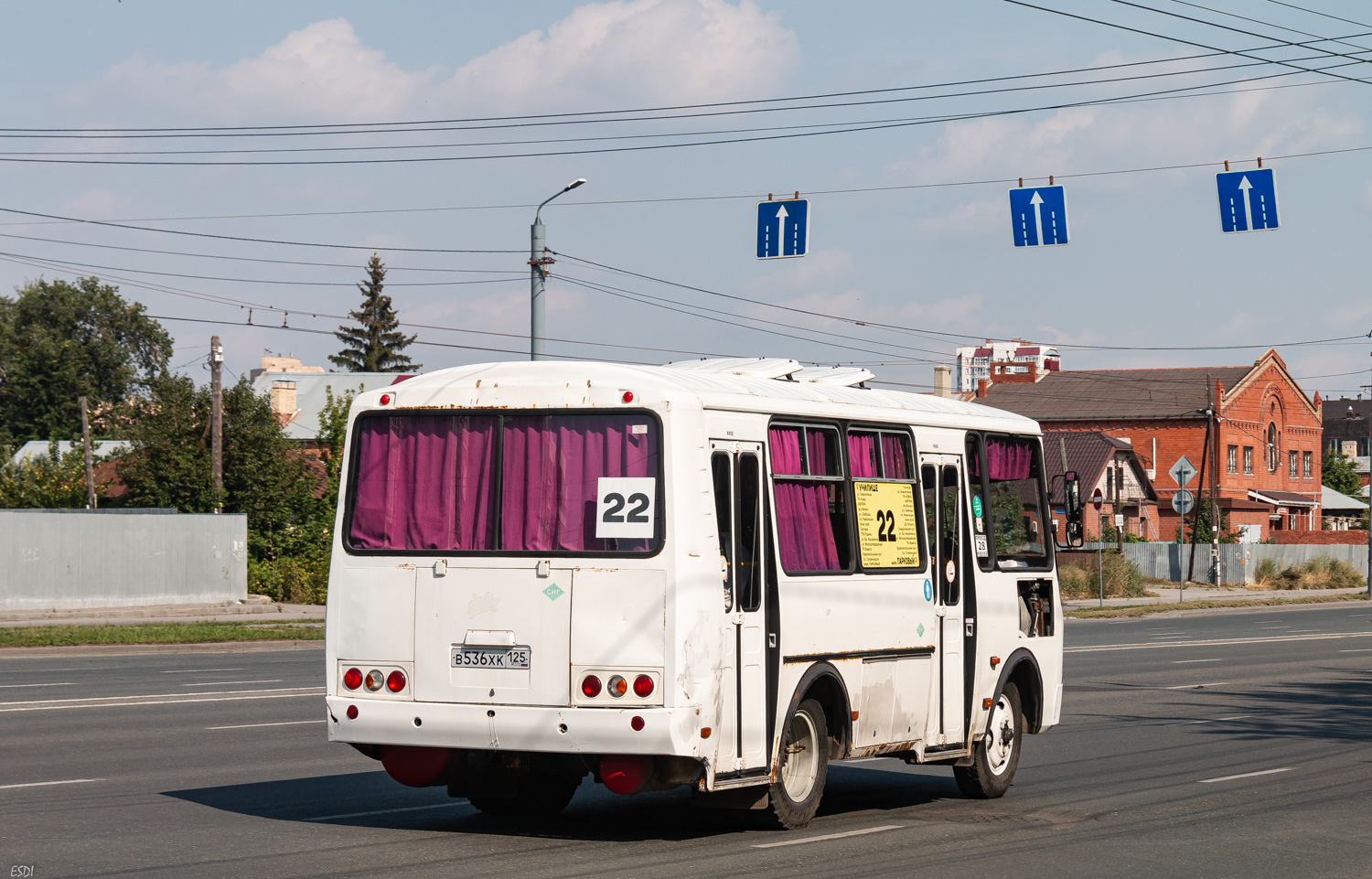 Chelyabinsk region, PAZ-32054 № В 536 ХК 125