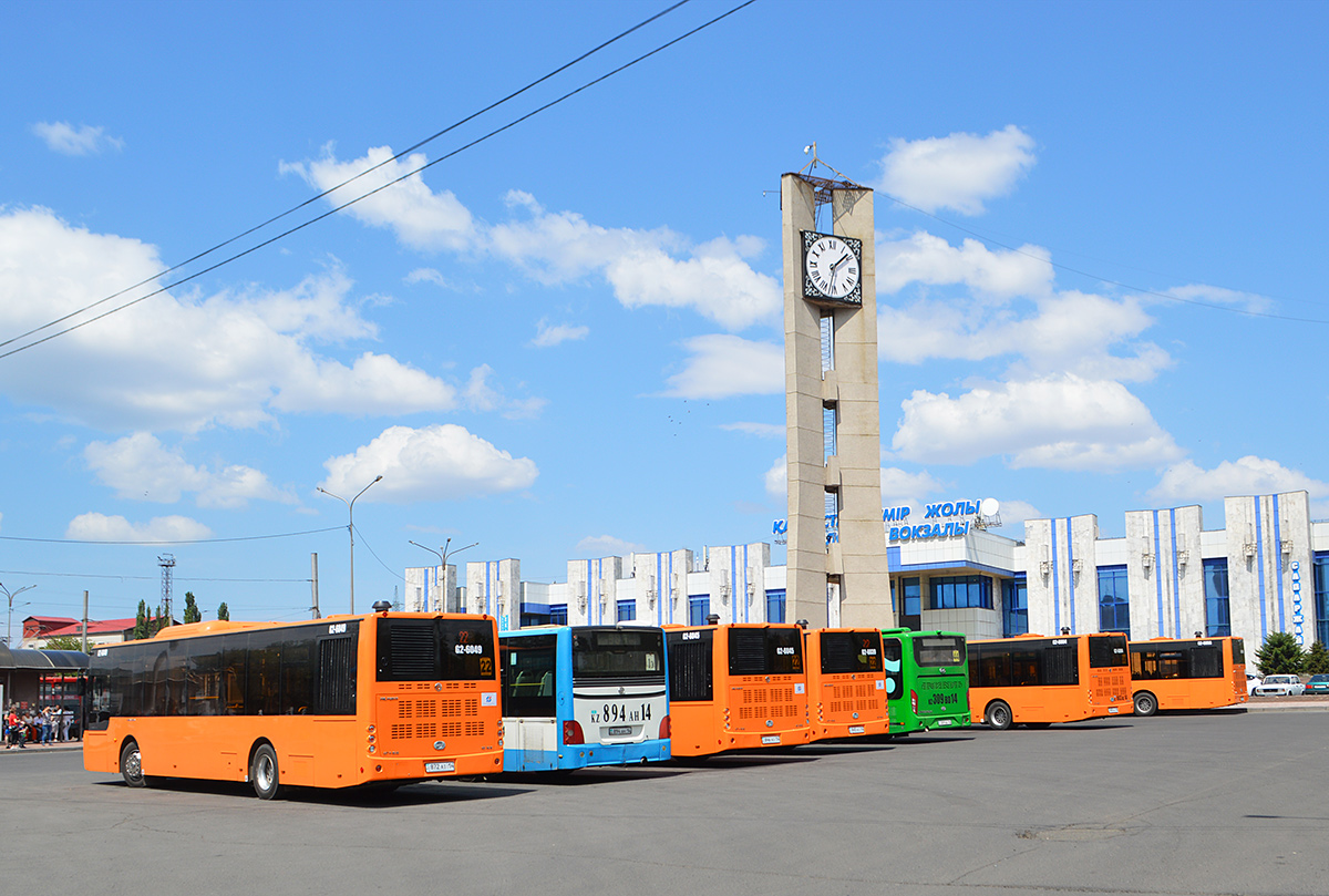 Pavlodar province, Golden Dragon XML6125CR (Hyundai Trans Auto) # G2-6049; Pavlodar province — Different photos