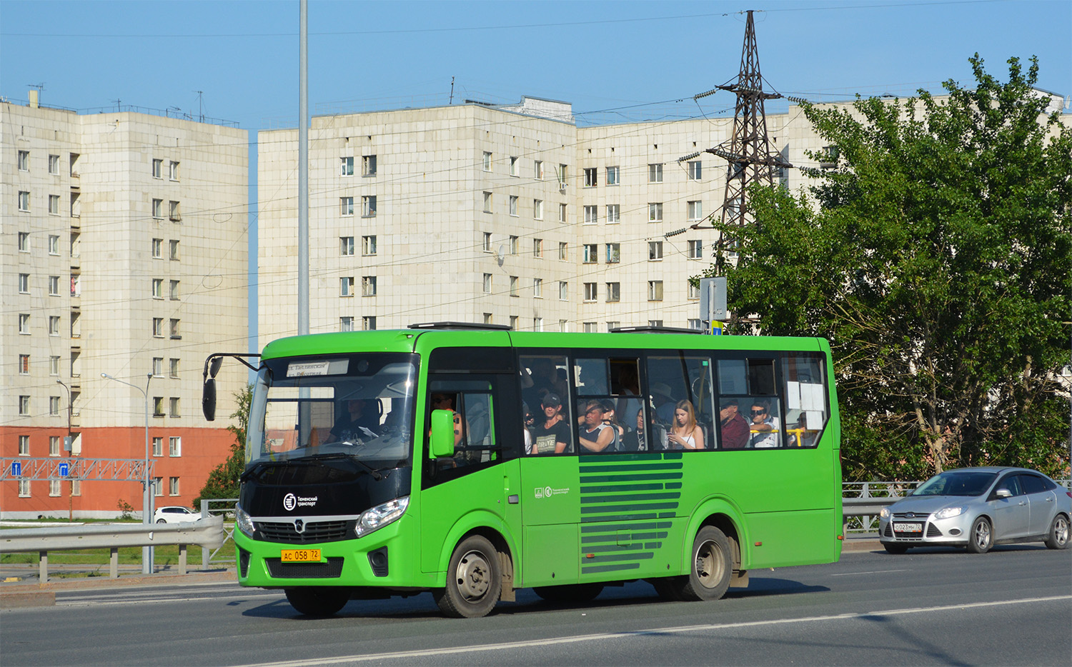 Тюменская область, ПАЗ-320435-04 "Vector Next" № АС 058 72