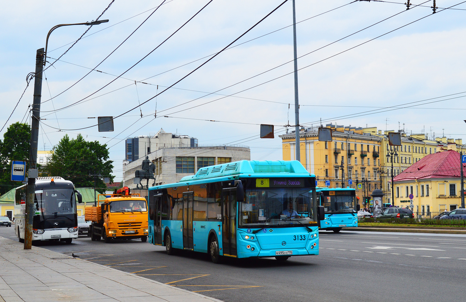 Sankt Peterburgas, LiAZ-5292.67 (CNG) Nr. 3133