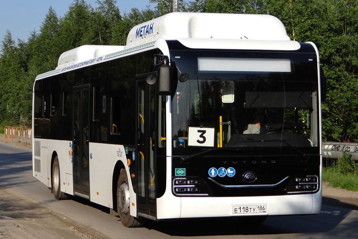 Ханты-Мансийский АО, Yutong ZK6116HG № Е 118 ТУ 186