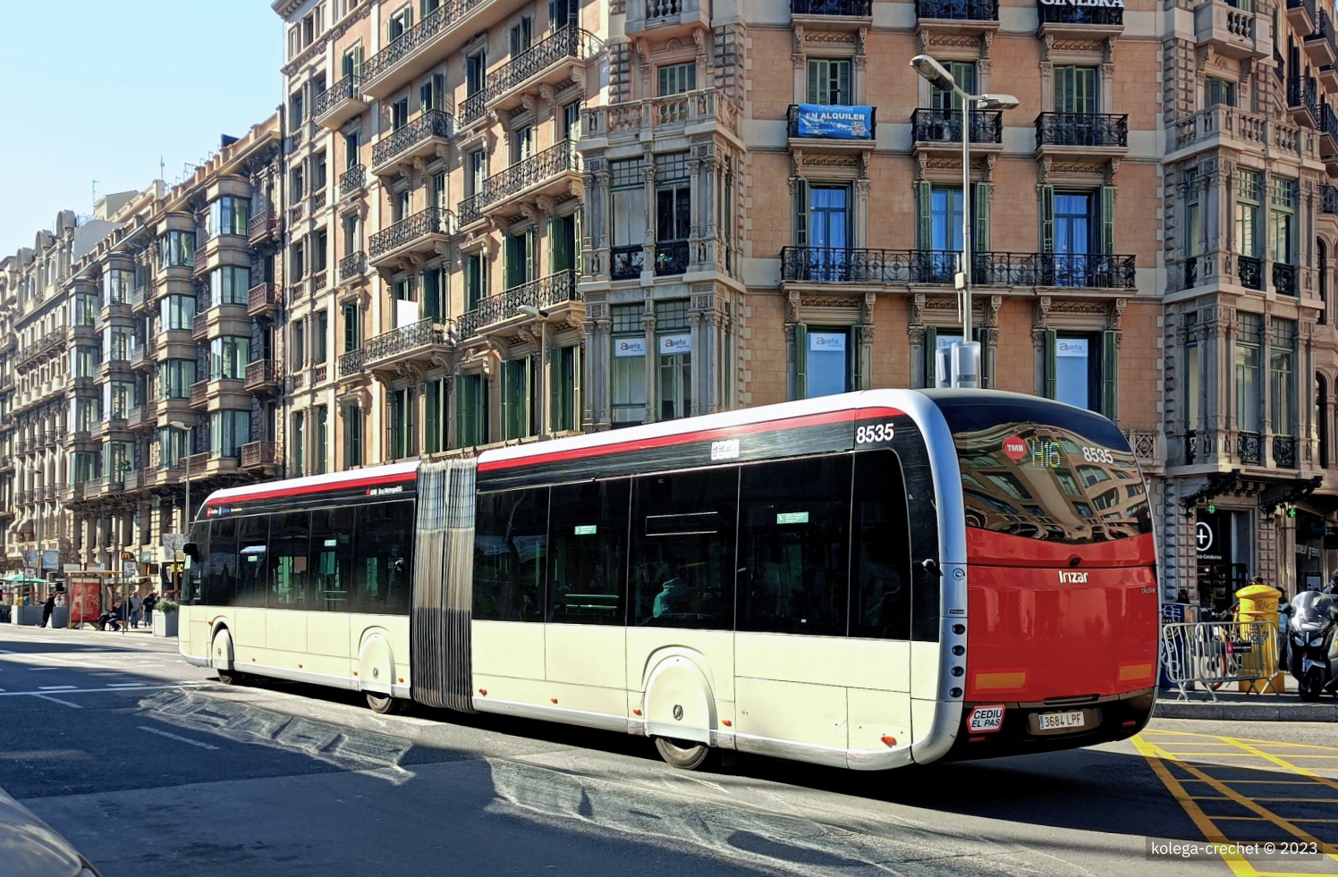 Испания, Irizar ie tram 18m № 8535