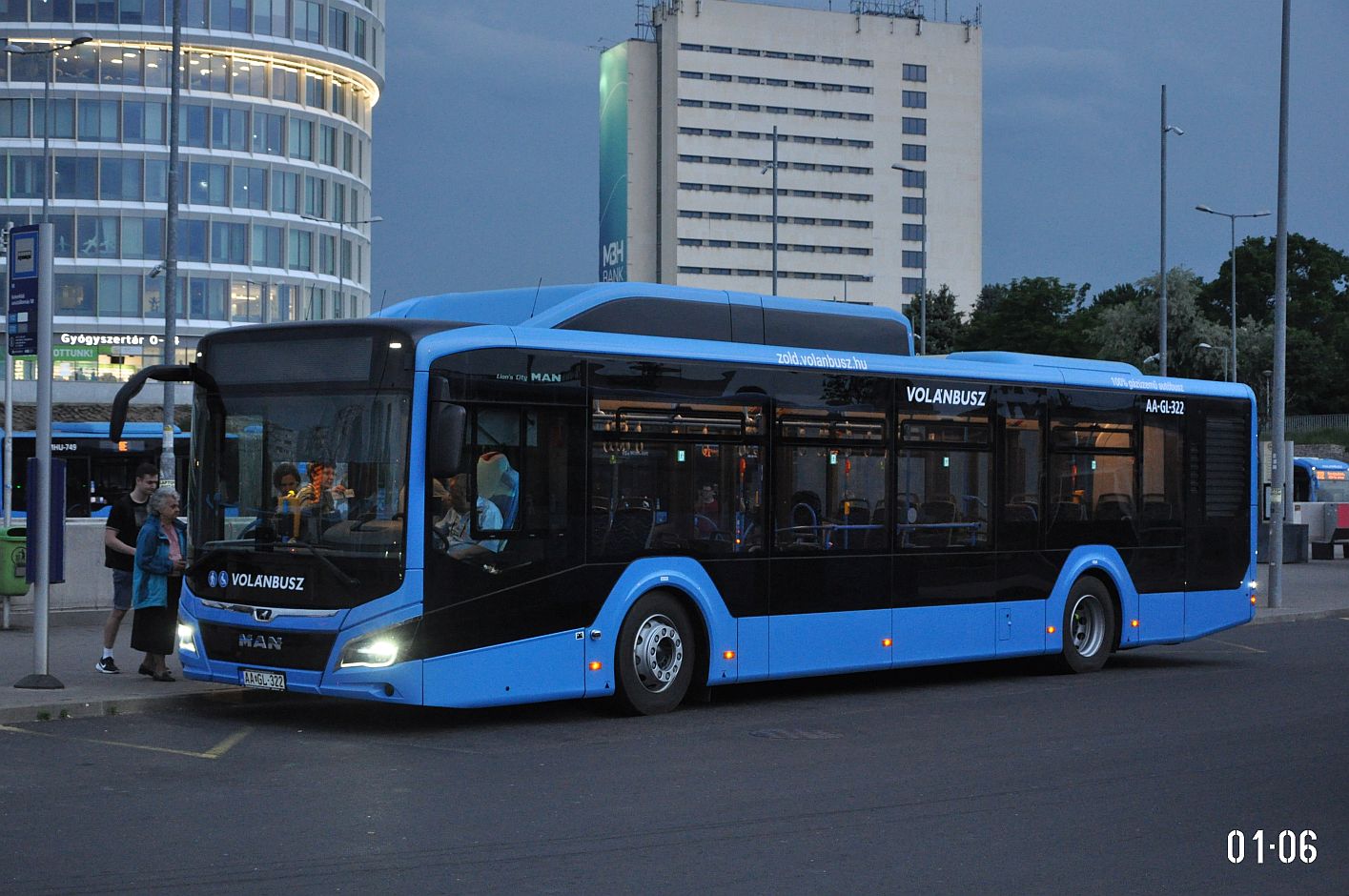 Венгрия, MAN 12C Lion's City 12 G NL320 № AA GL-322