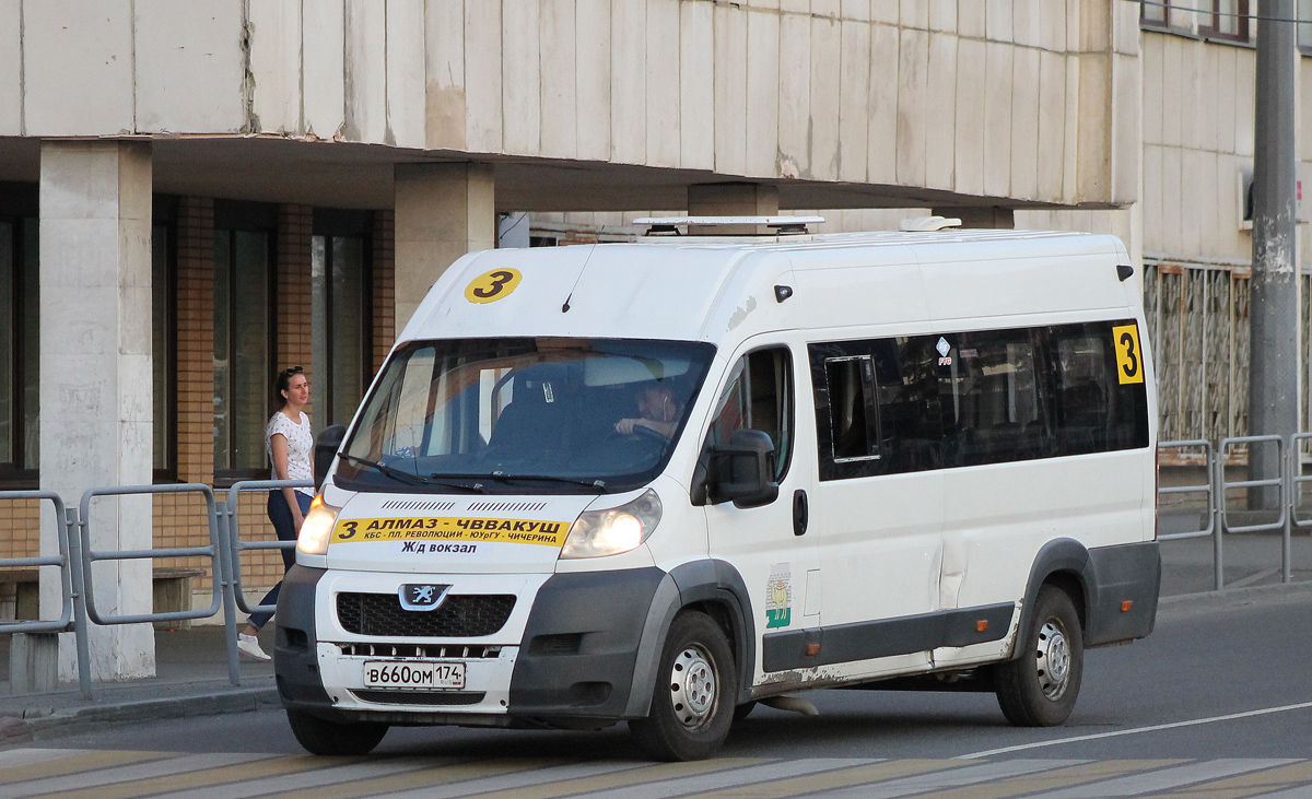 Челябинская область, Нижегородец-2227SK (Peugeot Boxer) № В 660 ОМ 174