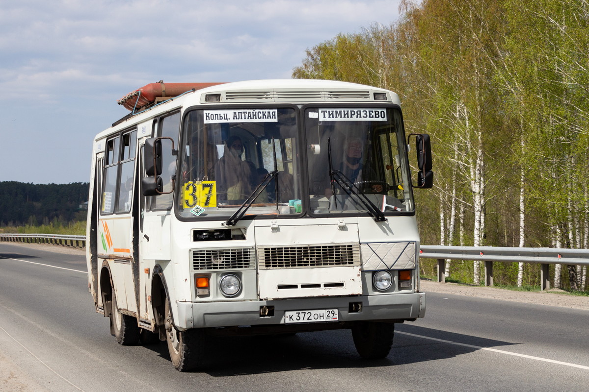 Томская область, ПАЗ-32054 № К 372 ОН 29