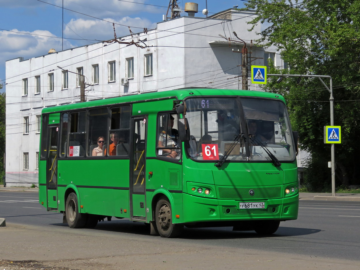 Кировская область, ПАЗ-320412-04 "Вектор" № У 681 УК 43