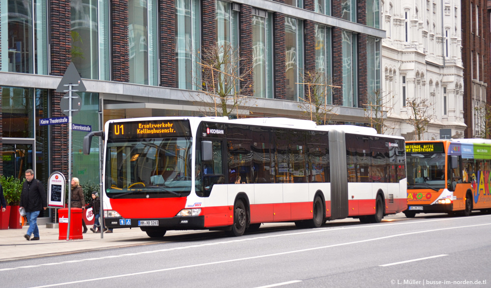 Hamburg, Mercedes-Benz O530G Citaro facelift G # 7261