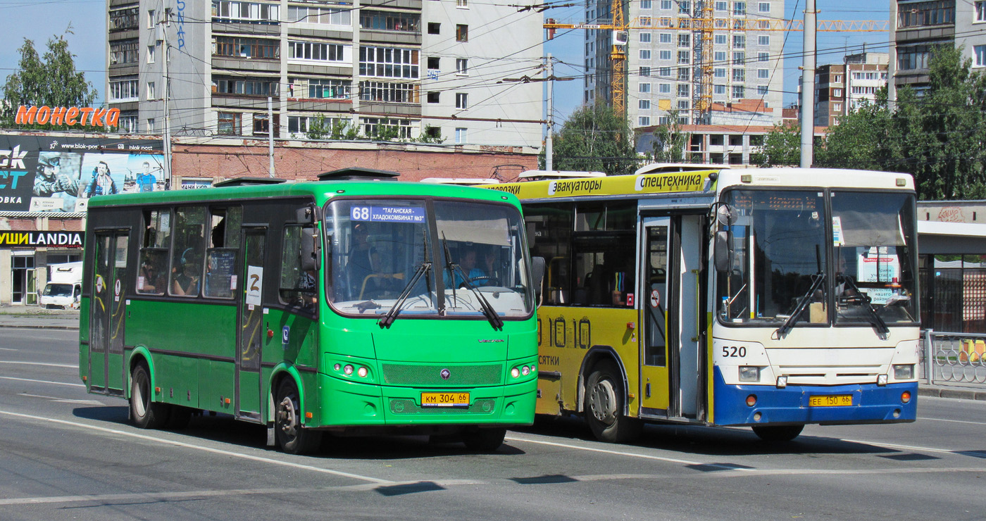 Свердловская область, ПАЗ-320414-05 "Вектор" (1-2) № КМ 304 66