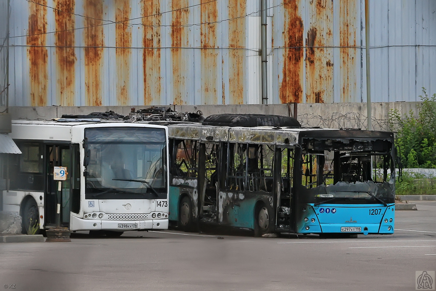 Санкт-Петербург — Автобусные парки и стоянки