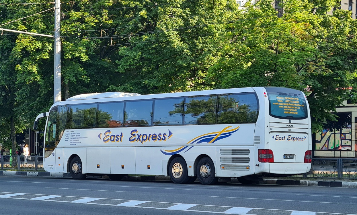 Чехия, MAN R08 Lion's Coach L RHC444 L № 6AE 5443