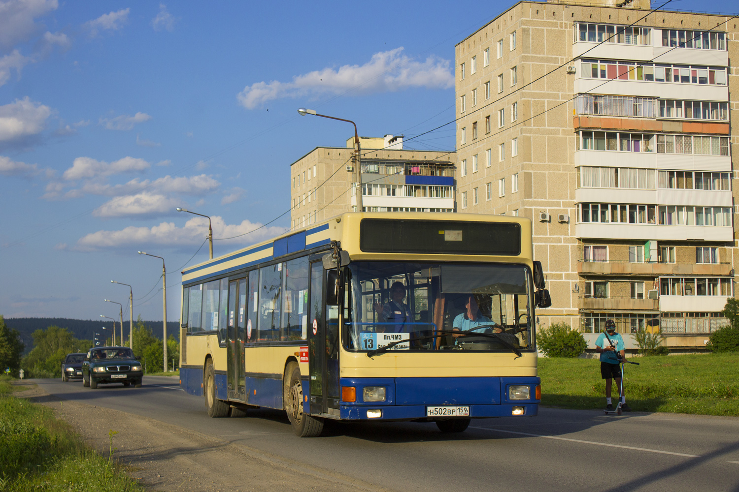 Пермский край, MAN A10 NL262 № Н 502 ВР 159