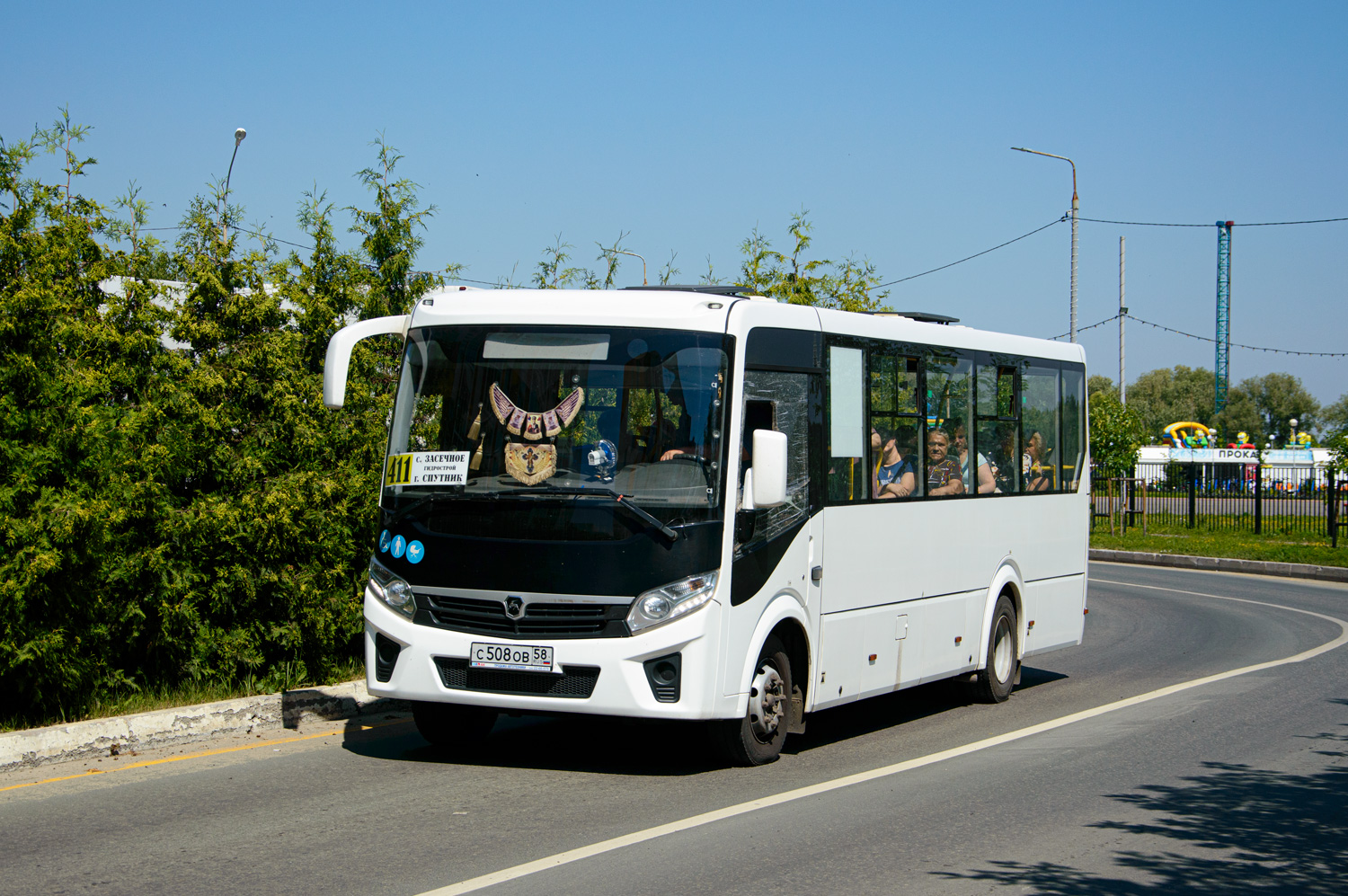 Penza region, PAZ-320415-04 "Vector Next" Nr. С 508 ОВ 58