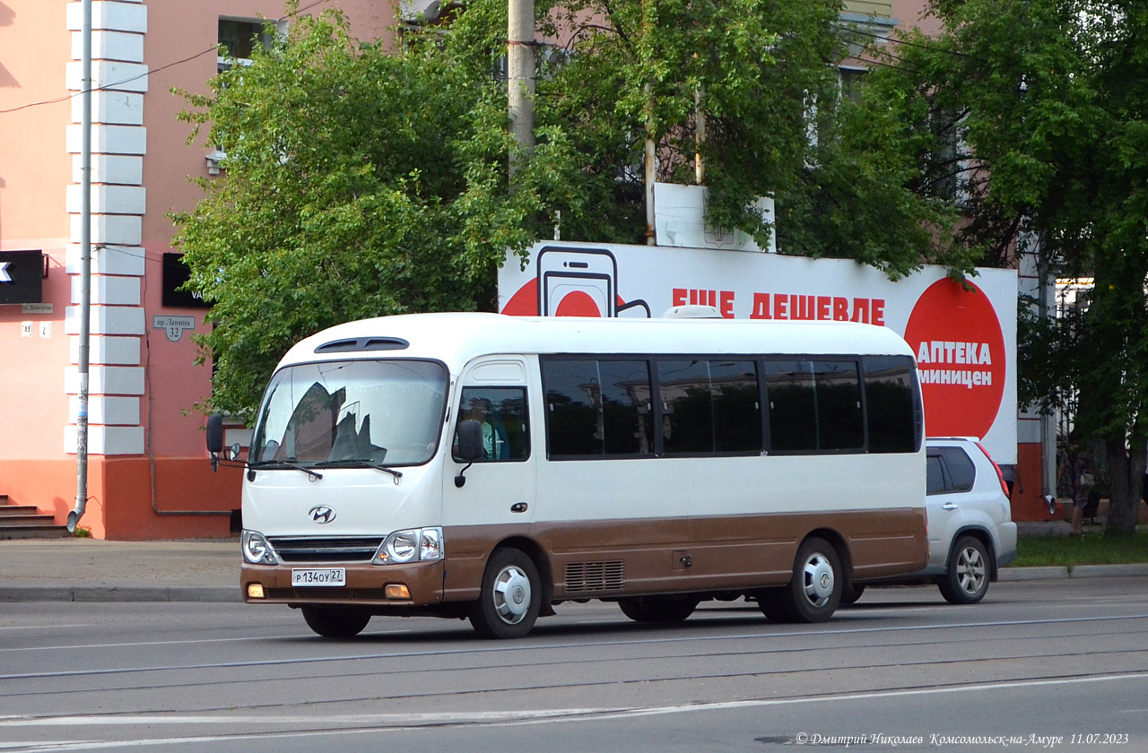 Хабаровский край, Hyundai County Gold № Р 134 ОУ 27